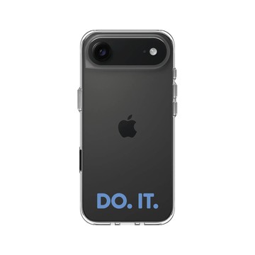 iPhone Air Clear Case（相機按鈕） 透明 - JOCR - DO. IT. Blue