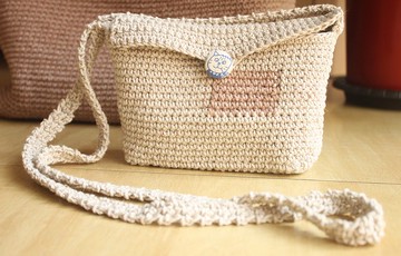 【矩】棉麻手工編織包 設計師手作商品