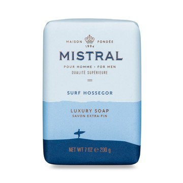 美國 Mistral 逐浪 紳士香水皂（沐浴香氛香皂 香水肥皂香氛皂沐浴皂 男士男性男生古龍水古龍皂 男沐浴乳沐浴露沐浴