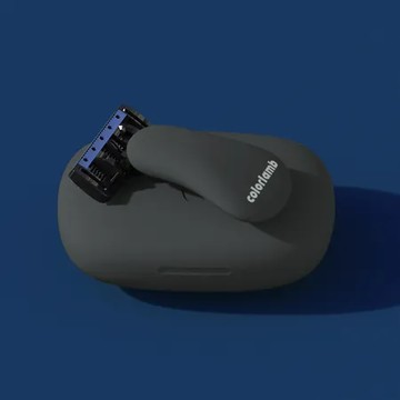 深灰色剃鬚刀 男士手動剃鬚刀 5層刀片刮鬍刀 迷你旅行便攜式剃刀 進口刀頭