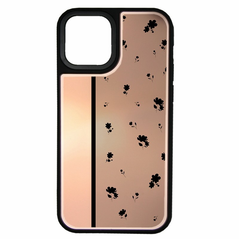 Iphoneケース ミラー 鏡 Iphone14 Iphone13 Pro Iphone Se 第3世代 Iphone12 アイフォン12 アイフォン11 アイフォンse 第2世代 12プロ マックス ミラーケース アイフォン カバー デザイン 小花と葉っぱ 花柄 可愛い おしゃれ Pkゴールド Iphone14 通販 Lineポイント