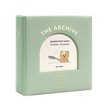 ICONIC THE ARCHIVE 方形相簿  20張  奶油薄荷