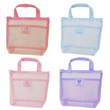 小禮堂 Sanrio 三麗鷗 紗網手提袋 (名牌款) Kitty 美樂蒂 酷洛米 大耳狗