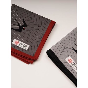 酷帕x京絹純棉吸汗大手帕方巾50cm隨身擦汗手絹燕歸來