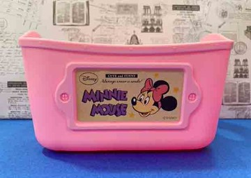【震撼精品百貨】米奇/米妮 Micky Mouse  迪士尼日本製收納桶/置物桶-米妮粉(500ml)#34074 震撼日式精品百貨