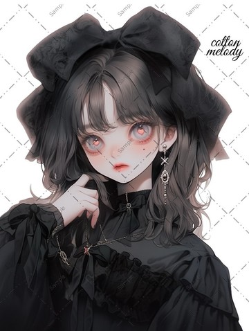 original sticker no.537 人物貼紙 原創貼紙 人物貼紙 女孩貼紙 原創人物貼紙