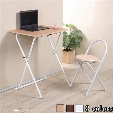 C&B 和風生活可收納便利桌椅組(一桌+一椅)