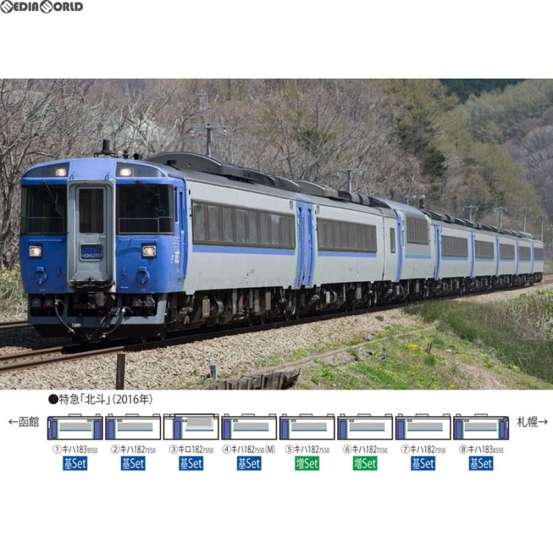 新しいブランド TOMIX 8両セット 98631 キハ183系7550番台(北斗) 基本