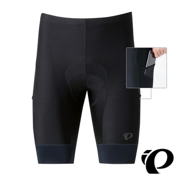 《PEARL iZUMi》男短車褲 3D旅遊騎行設計 黑 224-3DR 防曬 吸汗 透氣 日本製 單車褲 車褲 競賽/運動