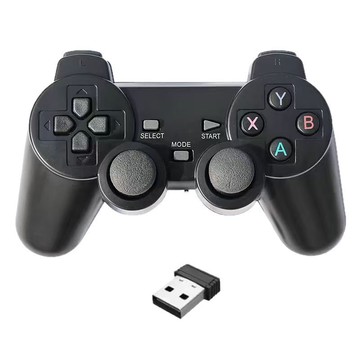 2025款跨境爆款2.4G無線手柄一拖二安裝電視游戲筆記本PC電腦游戲【宜家良品百貨】