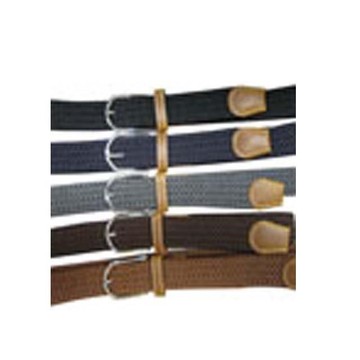 ~雪黛屋~LIAN 皮帶休閒穿針伸縮編織皮帶防水防刮伸縮布材質穿釦式造型百搭個性時尚