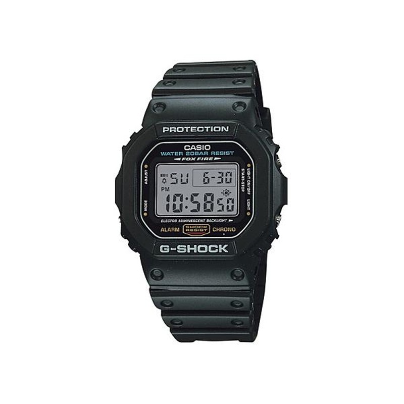 G-SHOCK 腕時計 DW-5600E-1 耐衝撃構造 20気圧防水 ELバックライト 