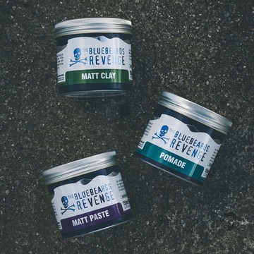 《開發票》送扁梳 新版本 英國 BlueBeards  Revenge 藍鬍子 髮油 髮蠟 髮泥 水洗式髮油 凝土