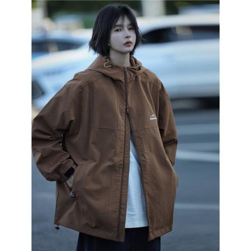 Nobodyknows山系機能ins戶外女外套春秋復古防風沖鋒衣鎖溫男夾克