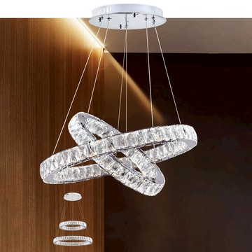 120W 三色變光水晶吊燈 B188-53-12-0242