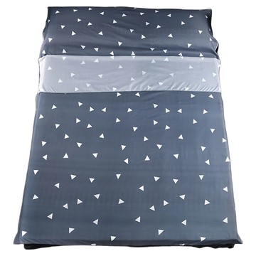 三合一旅行好眠隔髒睡袋 雙人 摺疊小巧好攜帶 隔絕酒店床鋪 四季可用  幾何三角  1個