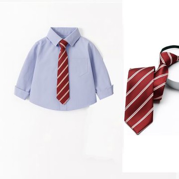 領帶鳴威6cm兒童拉鍊領帶.Fuulai