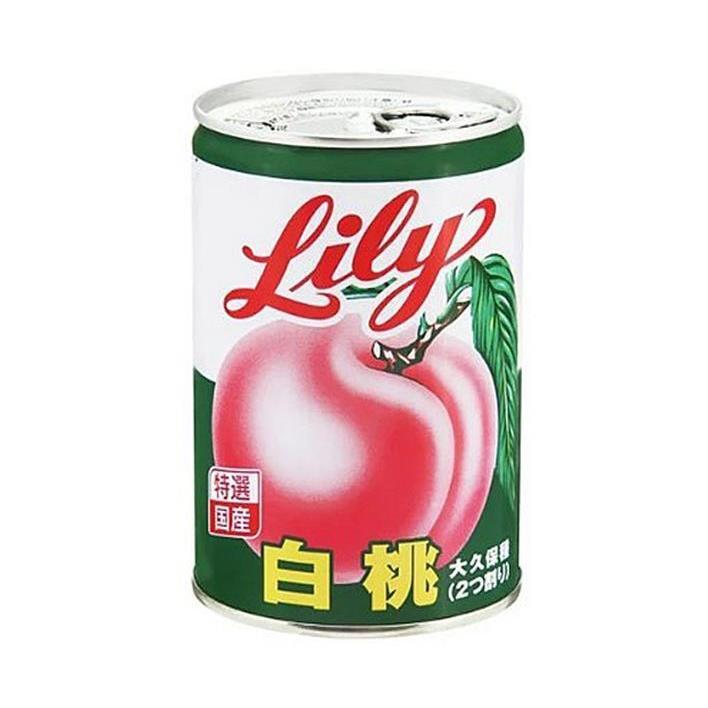 リリーコーポレーション Lily リリーの白桃４号缶 425g×12個入｜ 送料無料