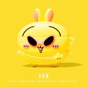 墨鏡 烏薩奇 矽膠殼 適用於AirPods Pro3 保護殼 1/2/3/4代耳機殼 Pro2 保護套 軟殼 防摔殼