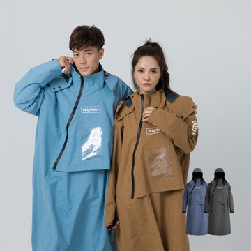 Outperform-奧德蒙雨衣 ACE半斜開雙拉鍊防水透氣連身式雨衣