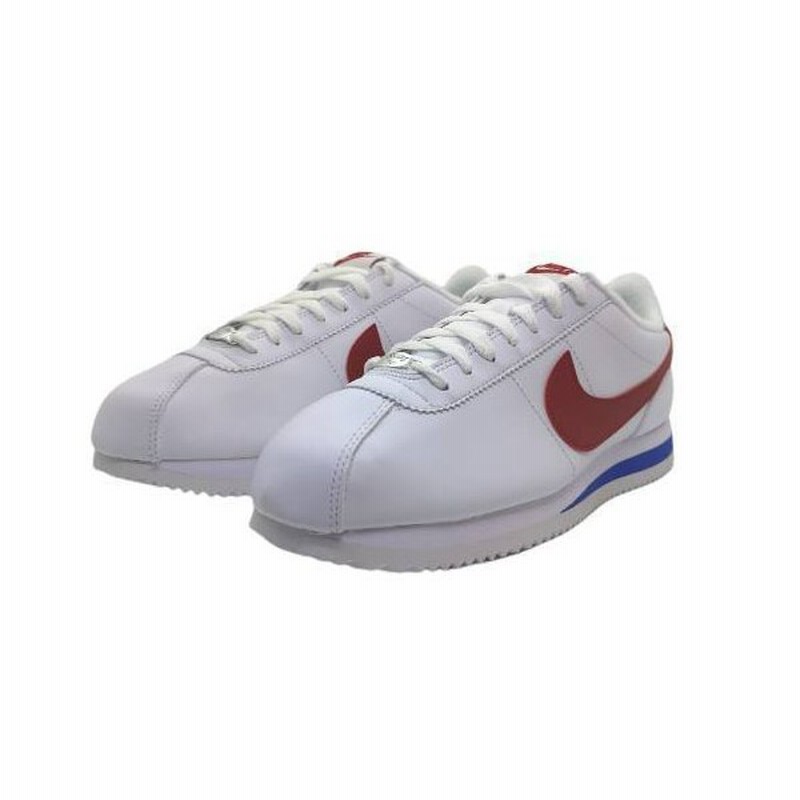 ナイキ Nike メンズスニーカー コルテッツ Cortez Leather ホワイト 白 赤 黒 Red Black 通販 Lineポイント最大0 5 Get Lineショッピング