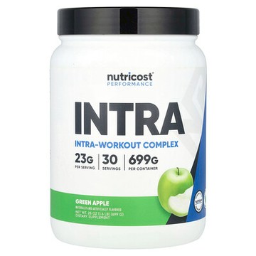 Nutricost, 表現提升，鍛鍊期間支援複合物，青蘋果味，1.6 磅（699 克）