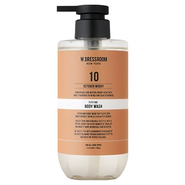 W.DRESSROOM 多麗絲 香水沐浴乳 NO.10 October Woody  500g  1瓶