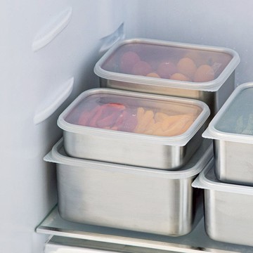 304不鏽鋼速凍保鮮盒(淺型S)-700ml-3入 單一規格