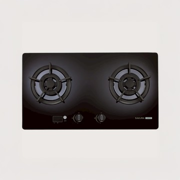 櫻花 雙邊定時檯面爐小面板 天然 G2527GBN