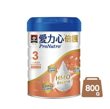 桂格愛力心 倍護幼兒成長奶粉800g/罐 1-3歲、6倍益生菌、神經鞘磷脂、DHA 憨吉小舖
