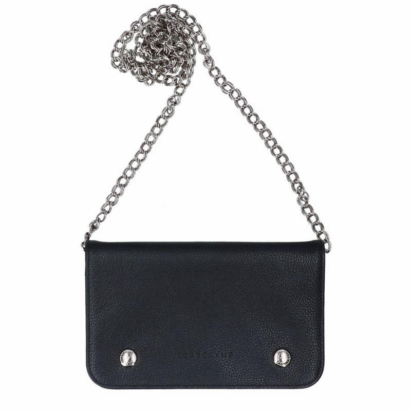 美品 Longchamp ロンシャン L4559021047 LE FOULONNE ロングウォレット 