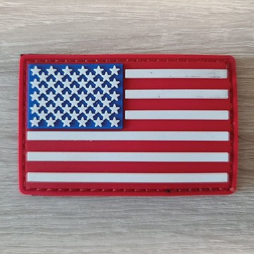 戰術徽章(軟膠美國國旗款)
