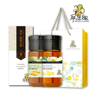 《送禮組》【尋蜜趣】台灣國產 南部經典蜂蜜-高山野淬/荔枝/龍眼 700g 玻璃罐盒裝