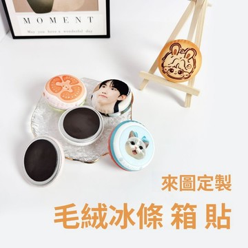 客製化毛絨冰箱貼丨客製化寵物冰箱貼 客製人物卡通軟磁底 絨布冰箱貼 可愛照片裝飾貼 LOGO 文字人像 超厚可rua吧唧