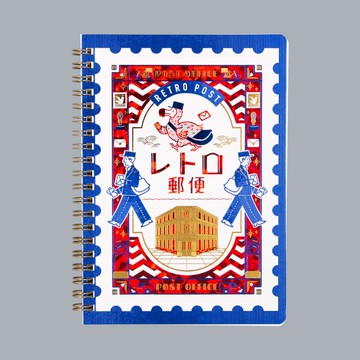 Obiwan B6 環裝筆記本 復古郵件