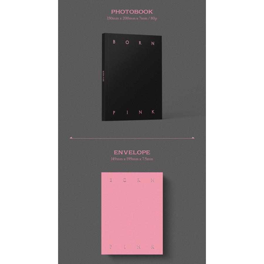 ポスター付き BLACK PINK 公式グッズ 2ND FULL ALBUM BORN PINK (BOX SET VER) ブラックピンク アルバム |K-POP