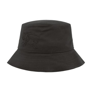 [平輸版]BURBERRY 棉質混紡漁夫帽(黑色)真品平輸