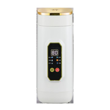 保溫瓶 電熱水杯 辦公室保溫杯 家用迷妳便攜式 旅行燒水壺 宿舍保溫加熱一體壺 可調溫水杯 450ml