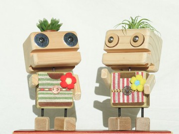 原創設計【進擊巨機】 開店入厝新婚好禮 贈空氣鳳梨或多肉植物