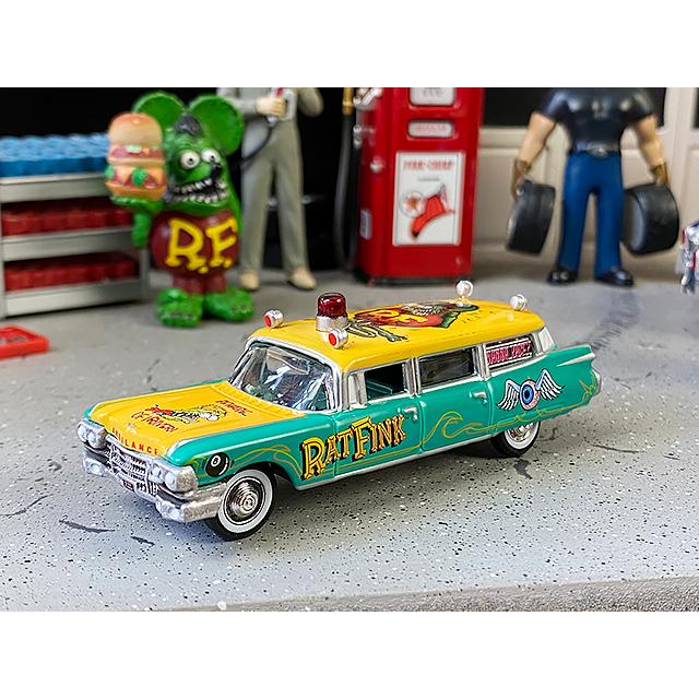 Johnny Lightning Rat Fink Speed Shop モンスタートラック 1:24