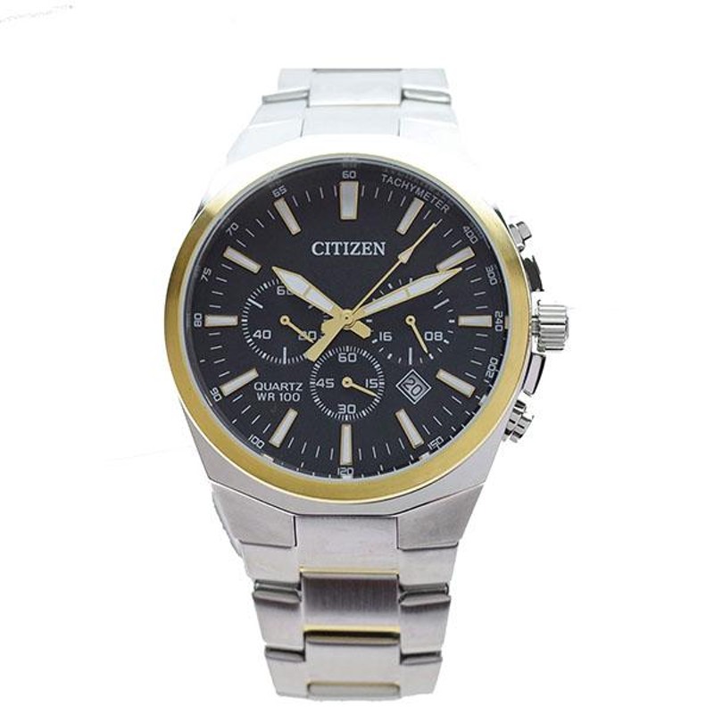 シチズン CITIZEN 腕時計 メンズ AN8174-58E クォーツ ブラック シルバー | LINEショッピング