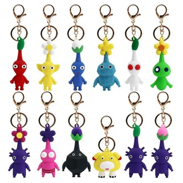 皮克敏 現貨 鑰匙圈 立體 Pikmin 任天堂 立體公仔 掛件  PVC公仔 立體鑰匙扣 掛飾 包包掛飾 禮物