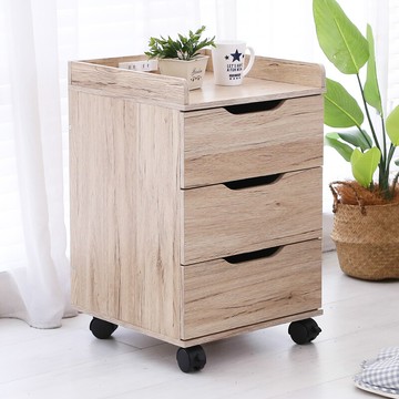 澄境mit簡約附插座三抽床頭櫃 收納櫃 抽屜櫃 櫃子 茶几 邊櫃 書櫃 活動櫃 bo098