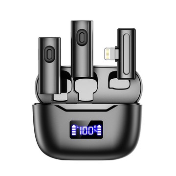 跨境OEM2025年新款私模領夾麥克風無線智能戶外直播專用迷你話筒【北歐居家生活】