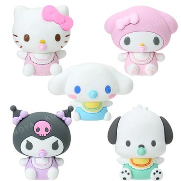 小禮堂 Sanrio 三麗鷗 樹脂立體造型磁鐵 (嬰兒款) Kitty 美樂蒂 酷洛米 大耳狗