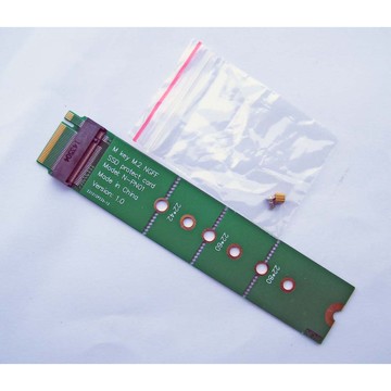 [5大陸直購] 2242 NVMe M.2 NGFF SSD 轉 2280 22110 1缺口版 保護卡 N-PN01