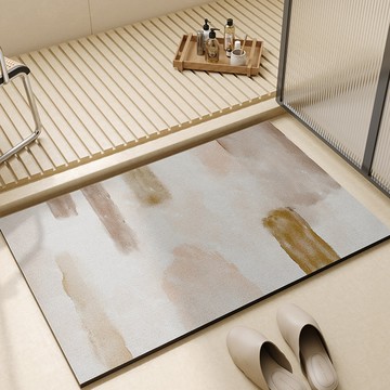 AFAMIC 艾法 橡膠珪藻土防滑軟地墊  60 x 40cm  北歐風  1個