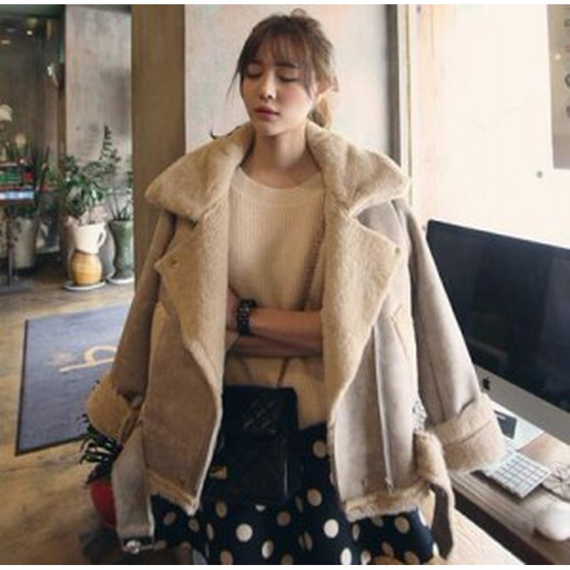 ショートムスタン ブラウン 韓国大人気 普段使いに お出かけに ムスタンコート ショート レディース コーデ 通販 Lineポイント最大4 0 Get Lineショッピング
