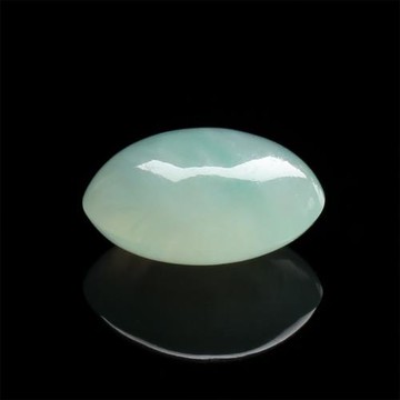 【雅紅珠寶】天然綠翡翠玉蛋面-玉軟花柔