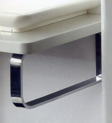 【麗室衛浴】方形扁鐵不鏽鋼鐵架 C-025-1 40*20cm 支撐面盆或檯面 (單位/1對)